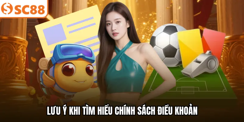 Lưu ý khi tìm hiểu chính sách điều khoản